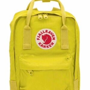 Fjallraven Kånken Mini Backpack in Bright Yellow